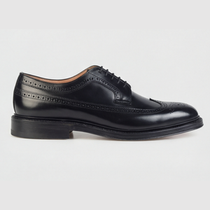 Dufferin - Black Polished - Leather Sole