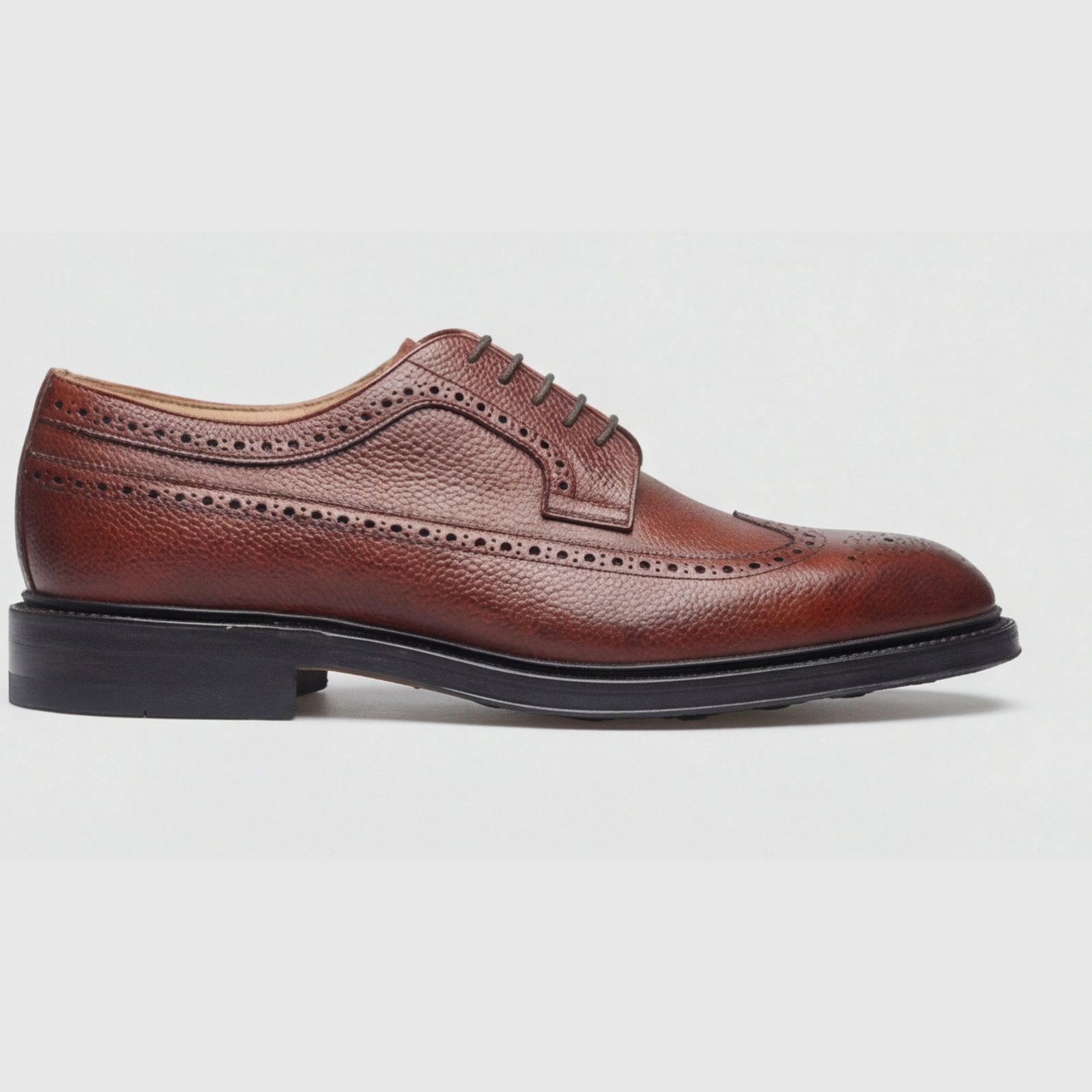 Dufferin - Mahogany Brown Country Calf - Rubber Sole