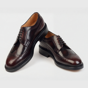 Dufferin - Burgundy Polished - Leather Sole