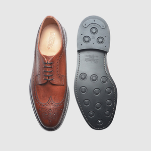 Dufferin - Mahogany Brown Country Calf - Rubber Sole