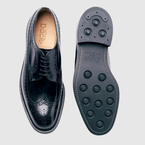 Dufferin - Black Polished - Leather Sole