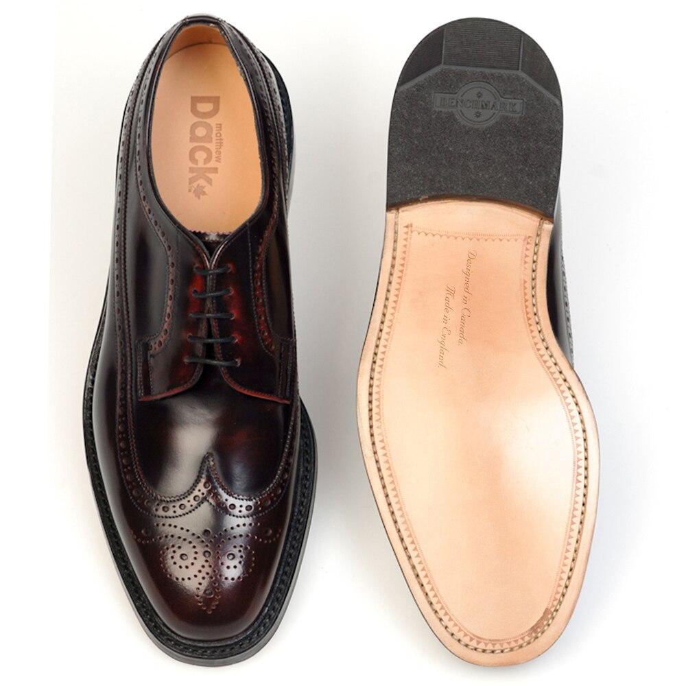 Dufferin - Burgundy Polished - Leather Sole
