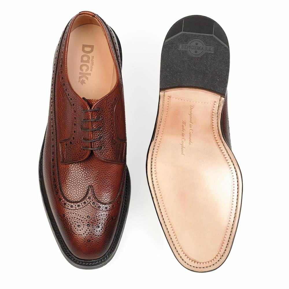 Dufferin - Mahogany Brown Country Calf - Leather Sole